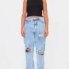 PRETTYLITTLETHING Acid Wash Ripped Long Leg Straight Jeans -Pretty Little Thing Shop f24d108a4d27695288a5cce4475dfc4700ccc57d cmm4769 1