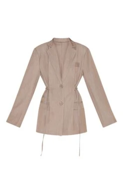 Prettylittlething Beige Belt Detail Blazer -Pretty Little Thing Shop f2be0053587e68b580b32127242b9332c18ea71f CNM5487 5 beige belt detail blazer
