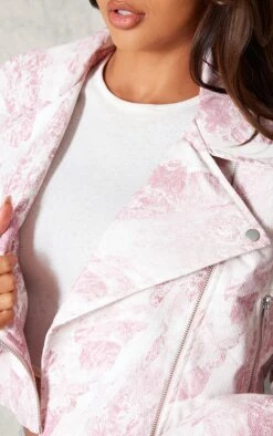 Pink Printed Textured Faux Leather Crop Biker Jacket 8 Pink Printed Textured Faux Leather Crop Biker Jacket -Pretty Little Thing Shop f2d2a1f3d98375b33c8eef368ea6340246e48483 cni4604 4