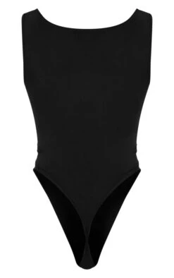 Prettylittlething Black Basic Slinky Scoop Neck Bodysuit -Pretty Little Thing Shop f309cde1813cb5601c725825518dab5df73b4665 cnf0751 6