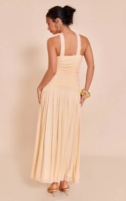 Prettylittlething Cream Ruched Scarf Dropped Waist Maxi Dress 5 Prettylittlething Cream Ruched Scarf Dropped Waist Maxi Dress -Pretty Little Thing Shop f374198ad505107a09ff9367ae62da6d16a0abb4 CNM8165 2 cream ruched scarf dropped waist maxi dress