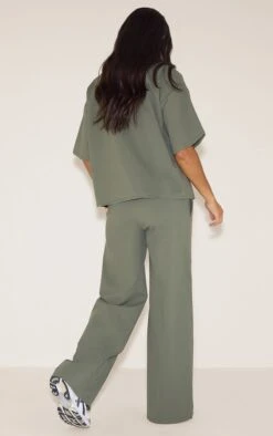 Prettylittlething Khaki Interlock Straight Leg Pants 7 Prettylittlething Khaki Interlock Straight Leg Pants -Pretty Little Thing Shop f3cf0e784975d2a6b62131c18c8db9ff91708a0a CNN7572 3 khaki interlock straight leg trouser
