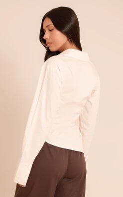 Prettylittlething Cream Ruched Wrap Detail Long Sleeve Shirt 6 Prettylittlething Cream Ruched Wrap Detail Long Sleeve Shirt -Pretty Little Thing Shop f3d0aa4f876b2a45868188a6bf7749631b7d2d09 CNO4015 2 cream ruched wrap detail long sleeve shirt