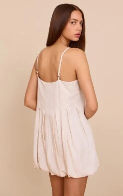 Prettylittlething Natural Textured Woven Pleated Mini Dress -Pretty Little Thing Shop f3e23330d9180bd831e78a9e57fa99d3e159b4b8 CNN3856 2 natural textured woven pleated mini dress