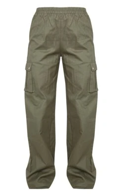 Prettylittlething Khaki Wide Leg High Waisted Cargo Pants -Pretty Little Thing Shop f481976b632d9bfc0791fec592706f77aa6d7963 CMO6593 5 khaki wide leg high waisted cargo trousers