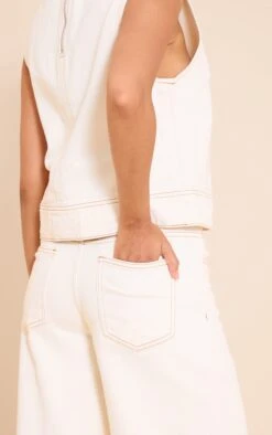 Prettylittlething Ecru Seam Detail Wide Leg Jeans -Pretty Little Thing Shop f569d542c8ce1831f21eb7a3c9089741df9212c2 CNL7795 4 ecru seam detail wide leg jeans