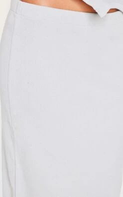 Prettylittlething Grey Ribbed Maxi Mid Rise Skirt 8 Prettylittlething Grey Ribbed Maxi Mid Rise Skirt -Pretty Little Thing Shop f619528a2fa7ee0785570fe2eb361e8288d3e262 CNL4935 4 grey ribbed detail mid rise maxi skirt