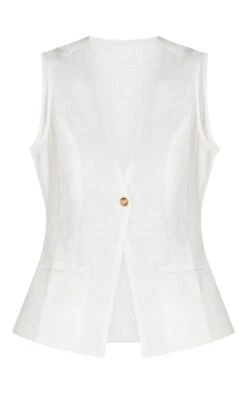 Prettylittlething White Cotton Vest 9 Prettylittlething White Cotton Vest -Pretty Little Thing Shop f62e0fd18fe735506f7f94c7ecff63c2263885ef CNM3942 5 white lightweight woven waistcoat