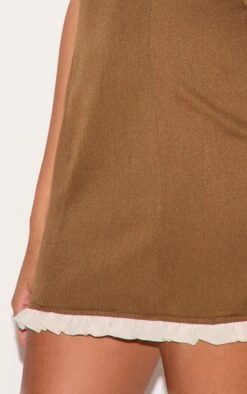 Prettylittlething Brown Scoop Neck Frill Hem Bodycon Dress -Pretty Little Thing Shop f66c639bde4a28413ae2f72a385dce9a3611d2a9 CNL7578 4 chocolate scoop neck frill hem bodycon dress