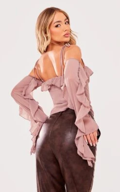 Mauve Woven Hook & Eye Frill Detail Boned Bardot Corset -Pretty Little Thing Shop f671eecae7216c715a768044e70fcf47dceb7670 cnd1356 2