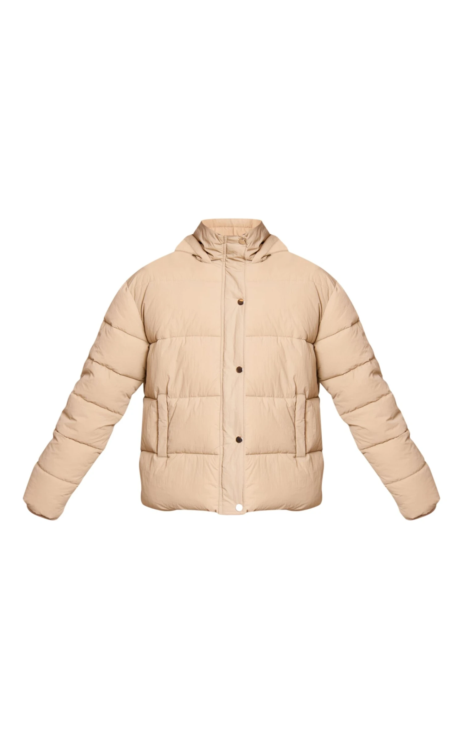 Stone Hooded Puffer Jacket 5 Stone Hooded Puffer Jacket - Image 5