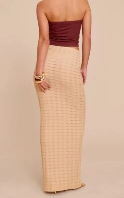 Prettylittlething Stone Textured Wooden Trim Maxi Skirt 7 Prettylittlething Stone Textured Wooden Trim Maxi Skirt -Pretty Little Thing Shop f7d3b5c9aa8c71955ce60e7963aa63f86f0c05f6 CNN5345 3 chocolate textured wooden trim maxi skirt