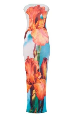 Prettylittlething Blue Onion Skin Bandeau Orchid Print Maxi Dress -Pretty Little Thing Shop f84fc0c55369b82b8a4e6a2388b24b7d5d9e6644 cnk1238 5