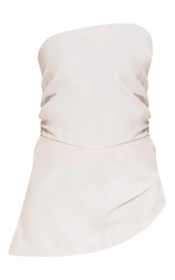 Prettylittlething Cream Woven Ruched Wide Leg Jumpsuit -Pretty Little Thing Shop f9131f443c49fb8dfc785e34870a56bf0c649784 CNN0125 5 cream woven ruched wide leg jumpsuit