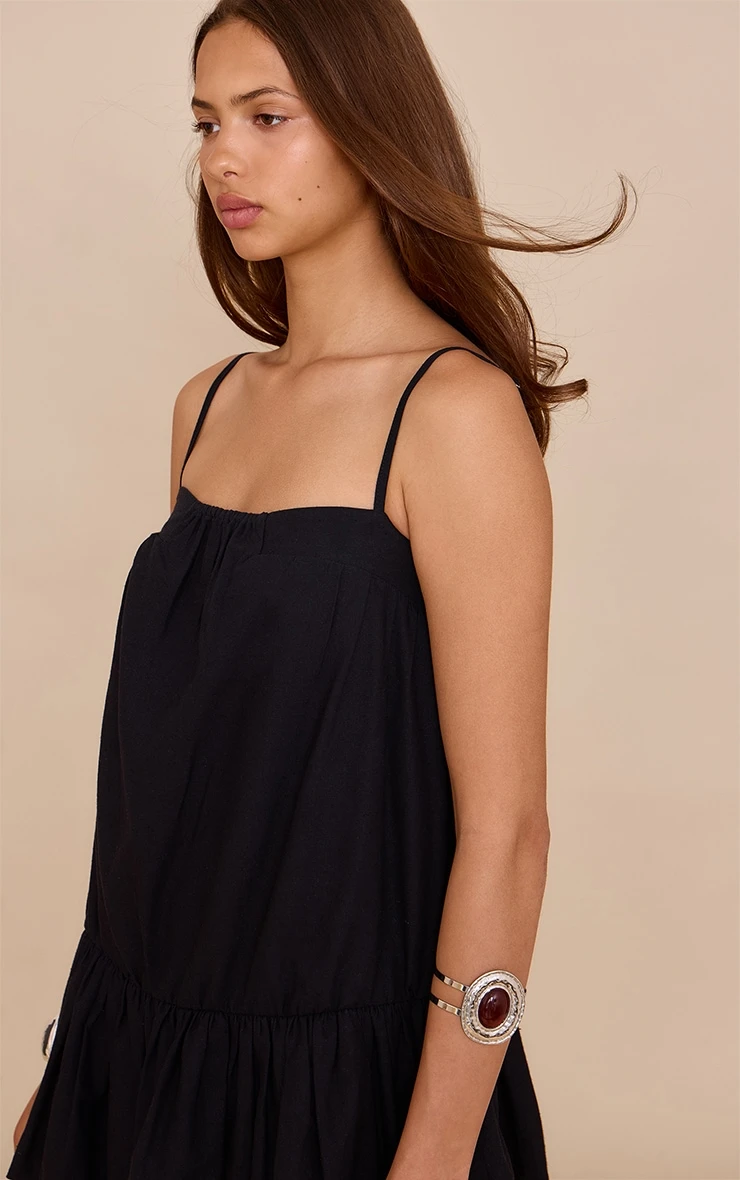 Prettylittlething Black Puff Ball Dress 4 Prettylittlething Black Puff Ball Dress - Image 4