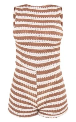 Prettylittlething Chocolate Striped Textured Jersey Racer Back Unitard -Pretty Little Thing Shop fa73dd7492078674377c9cb5725ea82900073d41 cnj5549 5