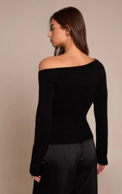 Prettylittlething Black Cinched Waist Off The Shoulder Trim Detail Top 6 Prettylittlething Black Cinched Waist Off The Shoulder Trim Detail Top -Pretty Little Thing Shop faa6debac465702ed38f23eb2a2988318cfdc767 CNO9310 2 black cinched waist off the shoulder trim detail top