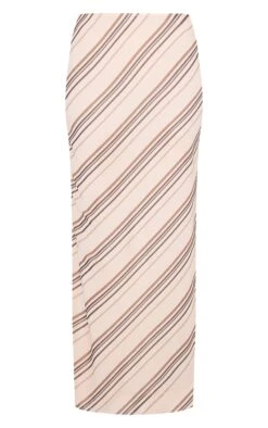 Prettylittlething Brown Sheer Striped Chiffon Maxi Skirt -Pretty Little Thing Shop fb1b7a9e5229532fa1e5c24c9900780693749be3 CNM8854 5 brown sheer striped chiffon maxi skirt