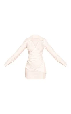 Prettylittlething White Wrap Detail Long Sleeve Shirt Dress -Pretty Little Thing Shop fcc63d527ac4f35fd91d6e3514b0709388cf6c1b CNN7309 5 white wrap detail long sleeve shirt dress