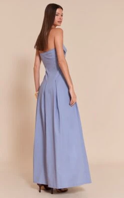 Prettylittlething Light Blue Bandeau Pleated Midaxi Dress -Pretty Little Thing Shop fccecde3bf7f5f2c8c391a7d7427f09544fc78a5 CNN3590 2 light blue bandeau pleated midaxi dress