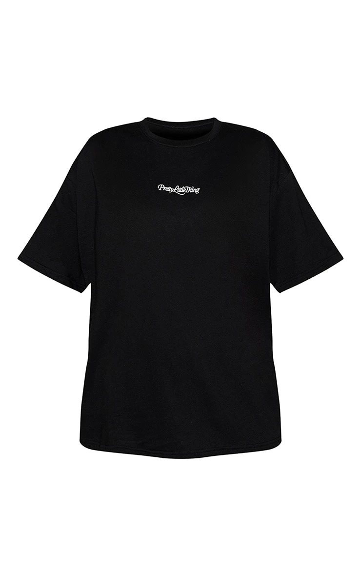 Black Prettylittlething Oversized T-Shirt 5 Black Prettylittlething Oversized T-Shirt - Image 5