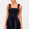Prettylittlething Black Velvet Strappy Bow Detail Romper -Pretty Little Thing Shop fda500ad2323b1c0a88b009d8441cf92df38a2be cnk8373 1