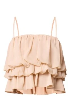 Prettylittlething Cream Chiffon Layered Puffball Cami Top -Pretty Little Thing Shop fe1b6d38f3de134d2440522fea897d74e416efb3 CNM4354 5 cream chiffon layered puffball cami top