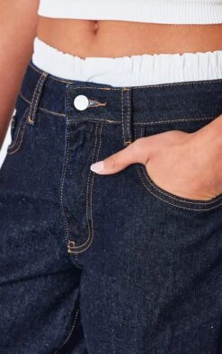 Prettylittlething Dark Indigo Boxer Waistband Detail Denim Jeans 8 Prettylittlething Dark Indigo Boxer Waistband Detail Denim Jeans -Pretty Little Thing Shop fe3d0087e62a0843dae54fda7eeeb1862fb93a04 cnl1236 4