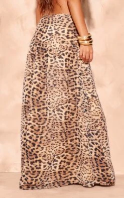 Prettylittlething Leopard Print Twist Front Thigh Split Maxi Skirt -Pretty Little Thing Shop ff0d7263531897e3e2f342de0aeba331738c6058 cni8137 3