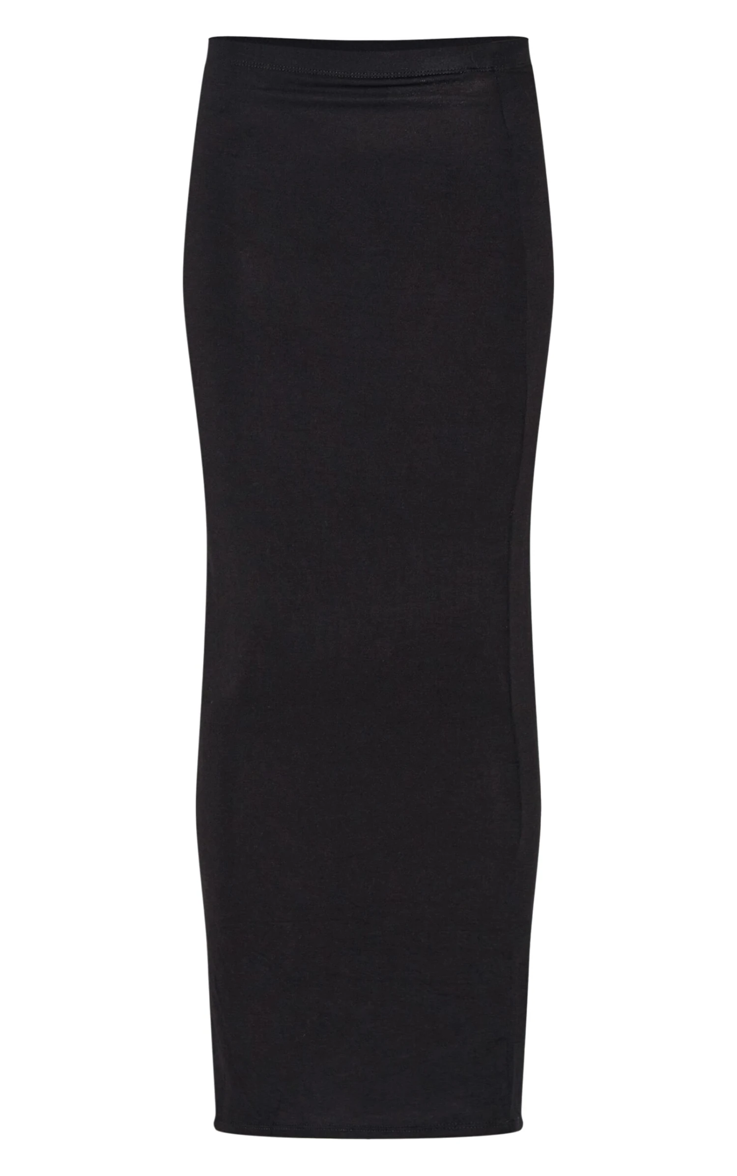 Prettylittlething Black Jersey Low Rise Maxi Skirt 5 Prettylittlething Black Jersey Low Rise Maxi Skirt - Image 5