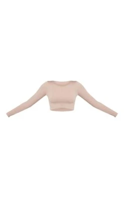 Prettylittlething Stone Structured Snatched Ribbed Round Neck Long Sleeve Crop Top 9 Prettylittlething Stone Structured Snatched Ribbed Round Neck Long Sleeve Crop Top -Pretty Little Thing Shop ff759d3280610e8ecd7320f6873095f0eeadfe7b cmp3111 5