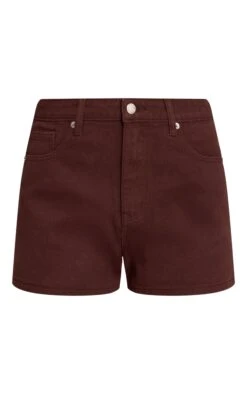 Prettylittlething Chocolate High Waist Denim Shorts -Pretty Little Thing Shop ffa6b21c8bdaaf0a9d4739a4708b53c08c697cda CNN2178 6 chocolate high waist denim shorts