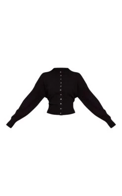 Prettylittlething Black Compact Knitted Cardigan -Pretty Little Thing Shop ffac4c7eafb5637015169e0e97be615aa9646d18 CNN7215 5 black compact knitted cardigan